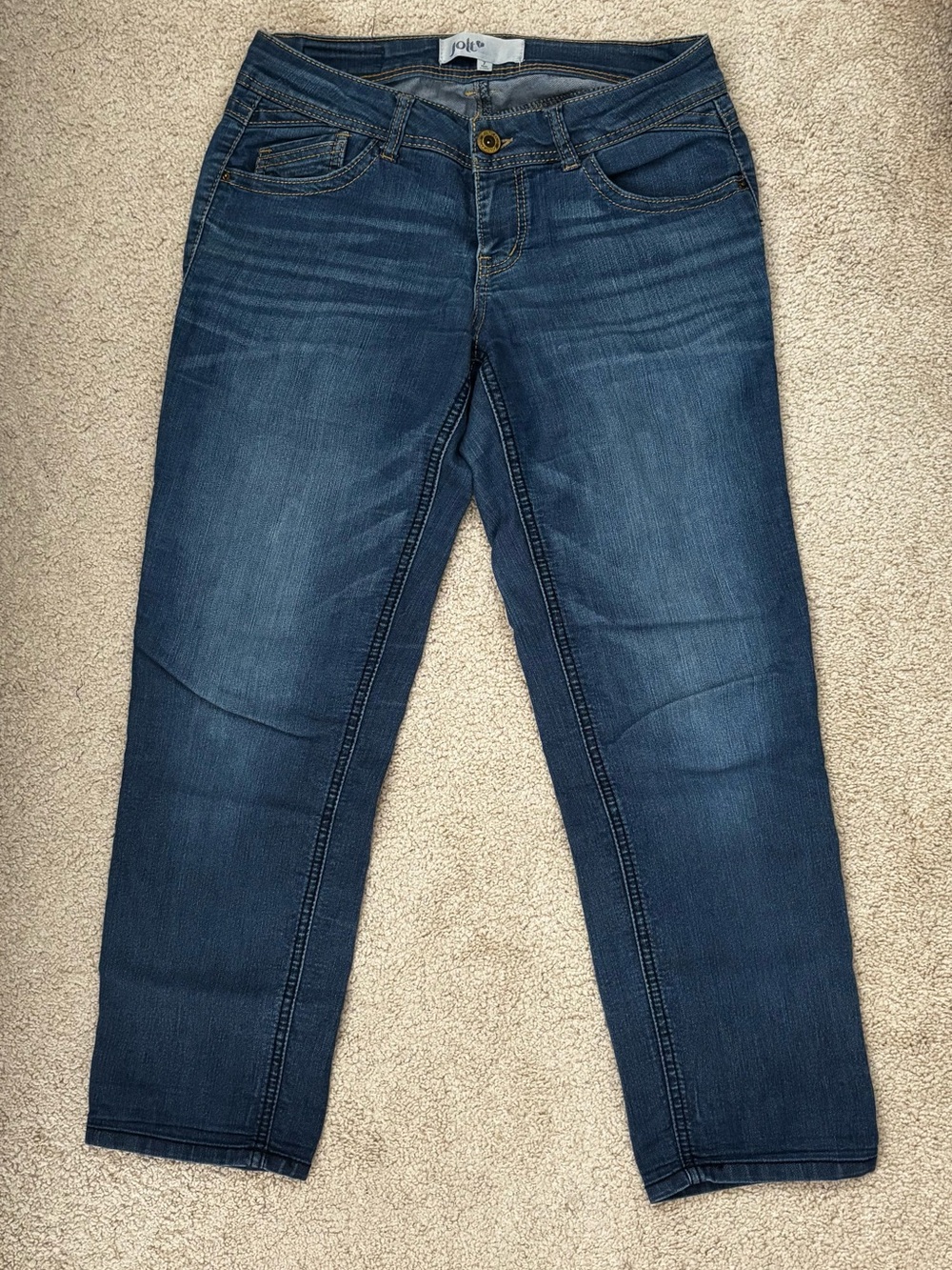 Jolt Women's Dark Blue Straight Leg Jeans